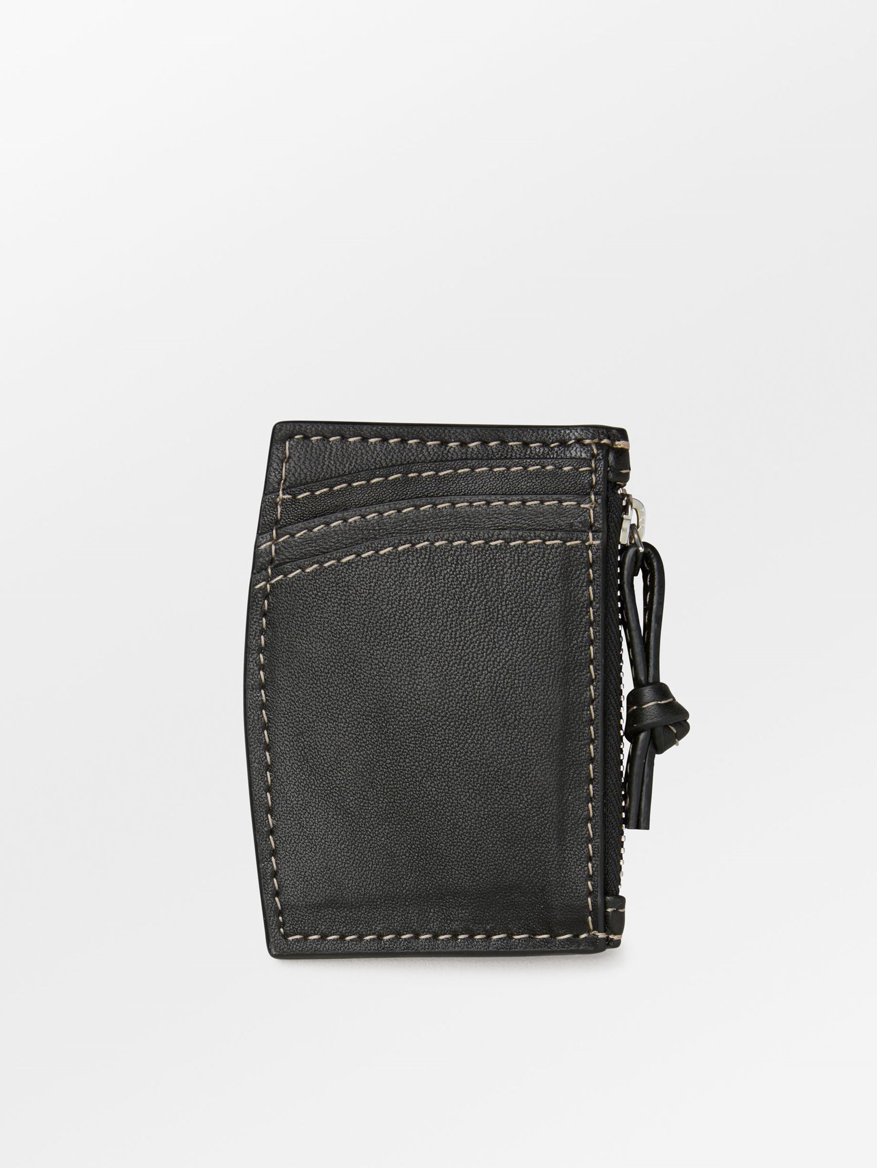 Nappa Zip Card Holder OneSize Becksöndergaard.dk
