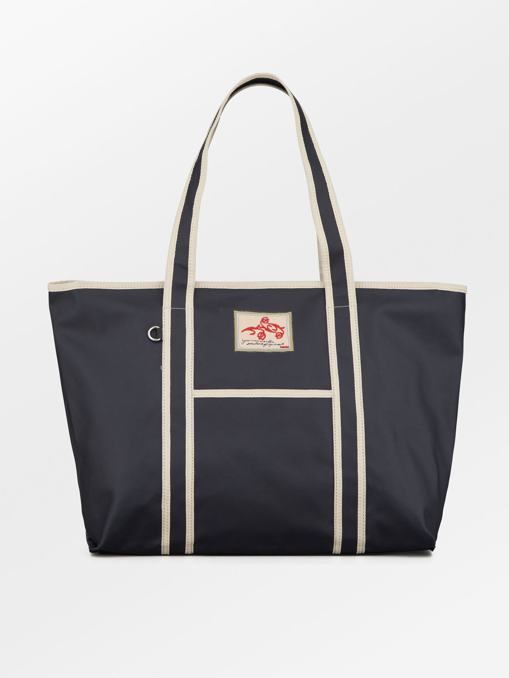 Becksöndergaard, Solid Coated Aubrey Bag - Navy Blue, bags, bags, bags, bags, bags