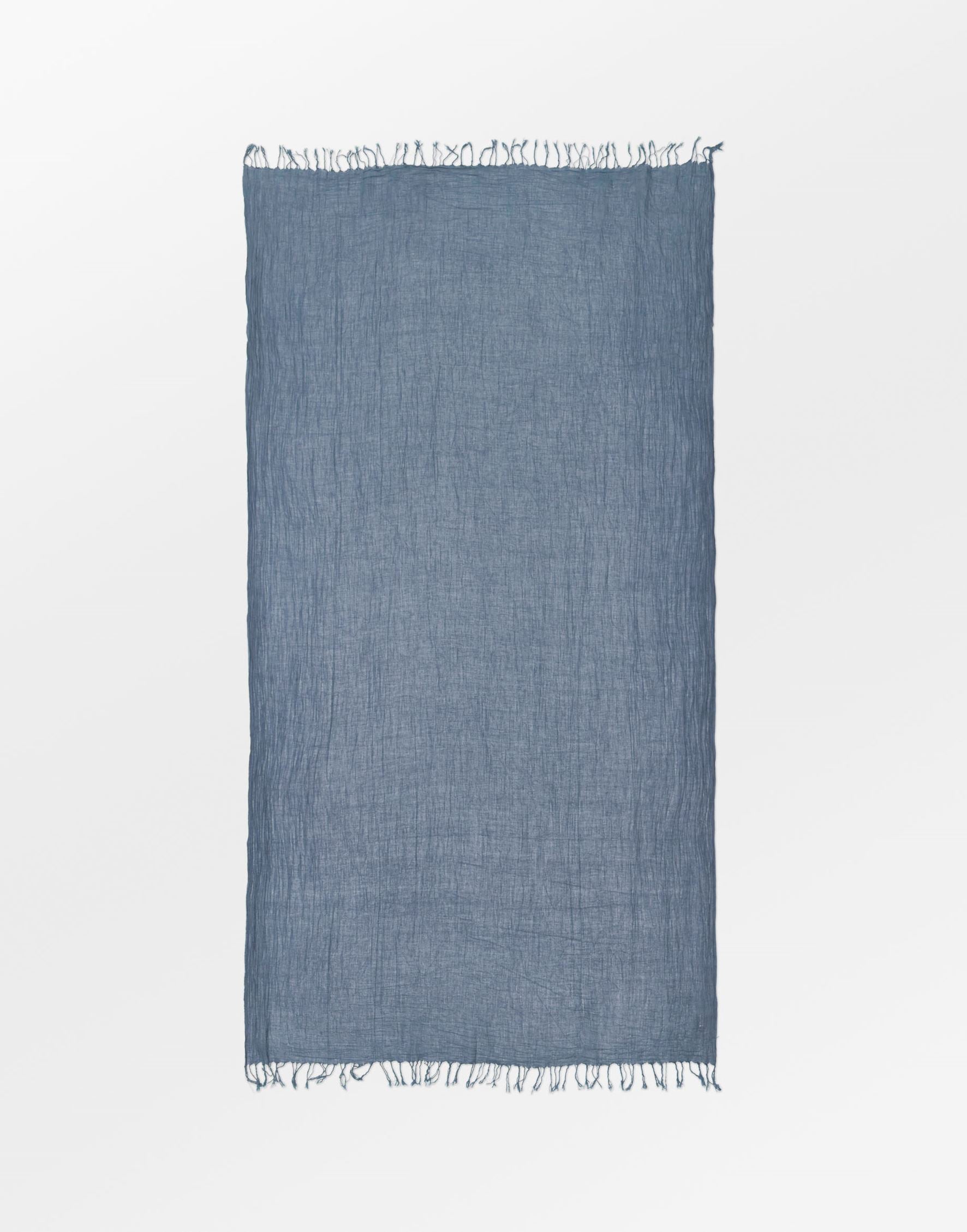 Solid Ilona Tørklæde - Lyseblå OneSize Becksöndergaard.dk