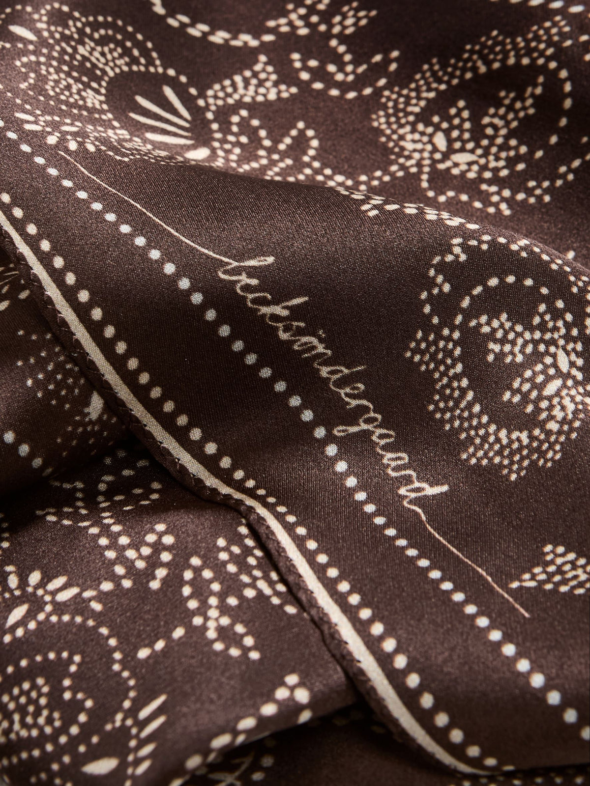 Dotted Flora Diamond Scarf OneSize Becksöndergaard.dk