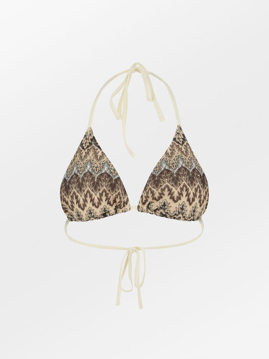 Becksöndergaard, Amber Bel Bikini Top - Mocha Brown, swimwear, swimwear, noos, swimwear, swimwear, black week, black week, noos
