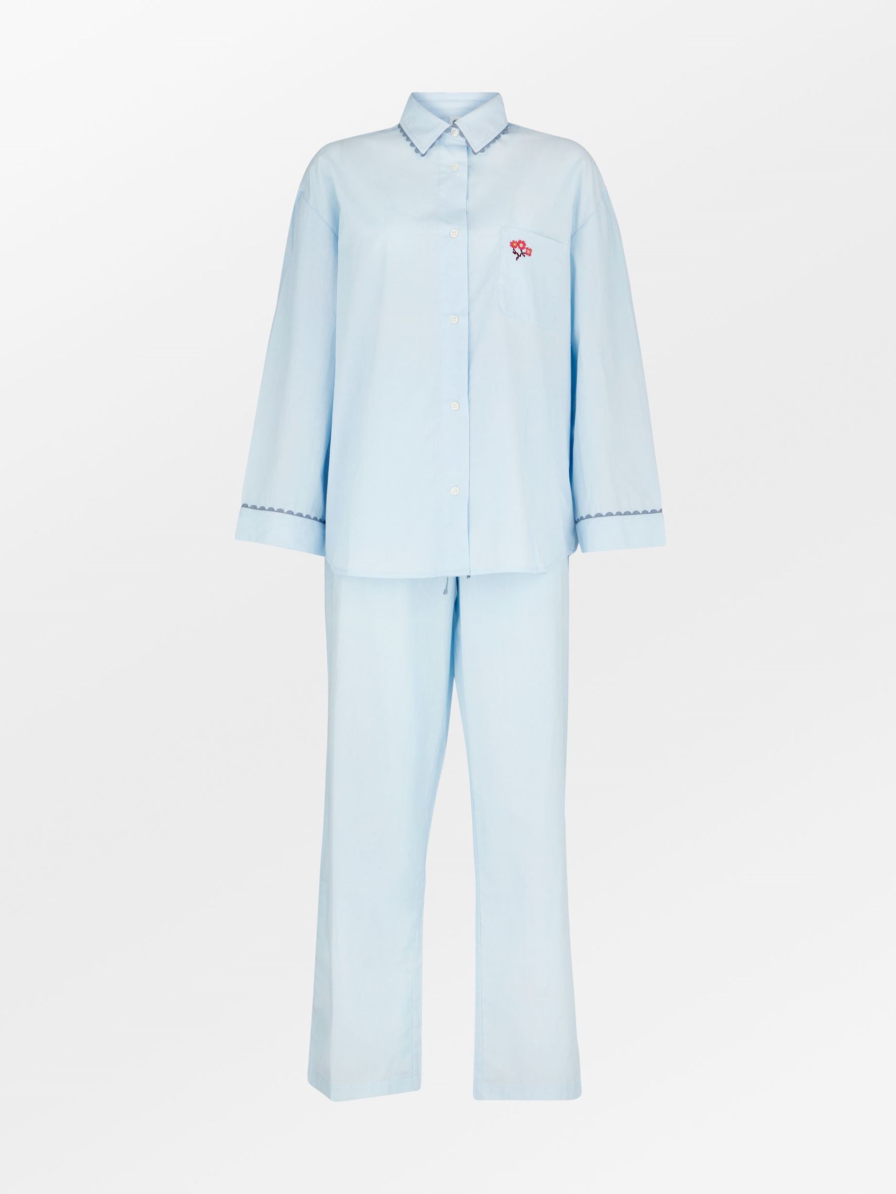 Scallop Flotile Pyjamas Shirt Clothing Becksöndergaard.dk