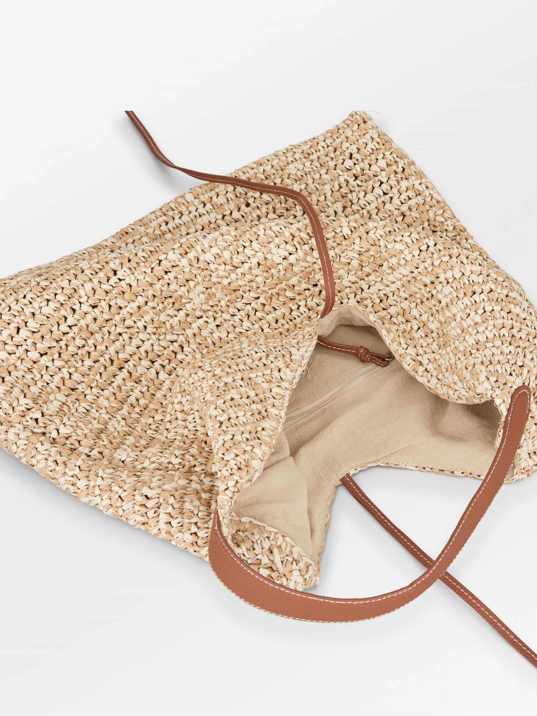 Paper Straw Siena Bag OneSize Becksöndergaard.dk