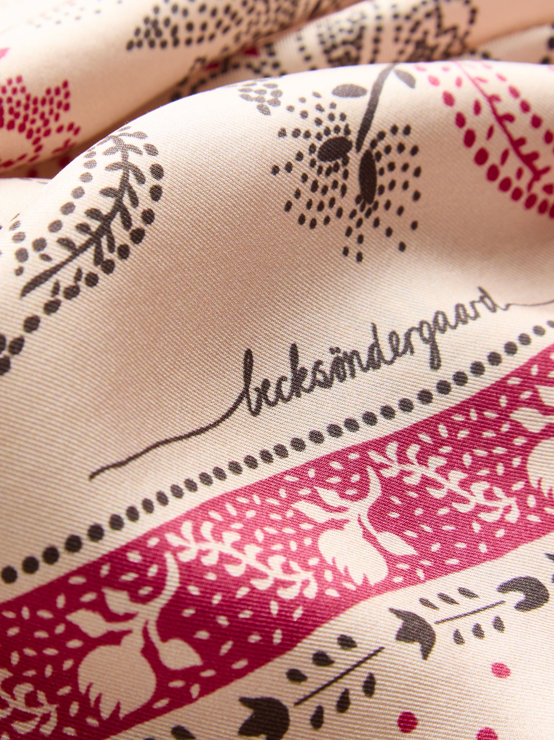 Dotted Flora Sia Scarf OneSize Becksöndergaard.dk
