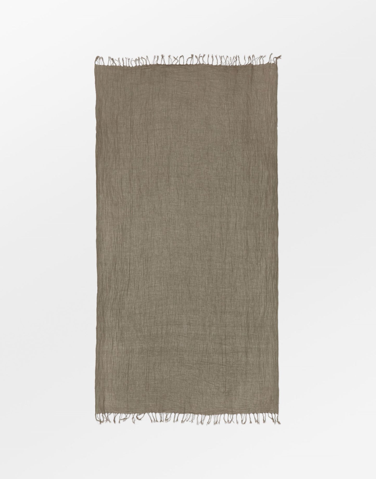 Becksöndergaard, Solid Ilona Scarf - Fossil Brown, onesize