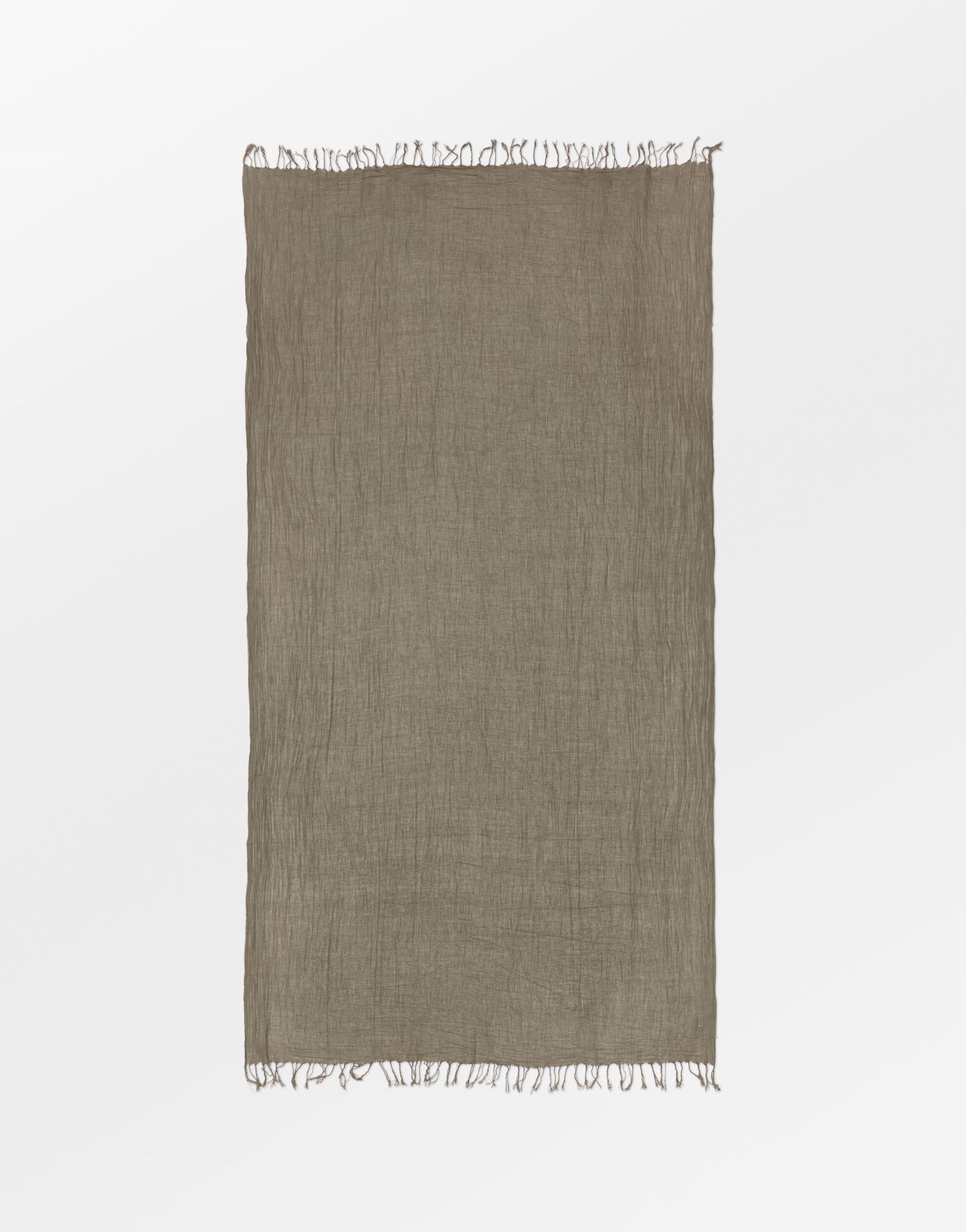 Becksöndergaard, Solid Ilona Scarf - Fossil Brown, onesize