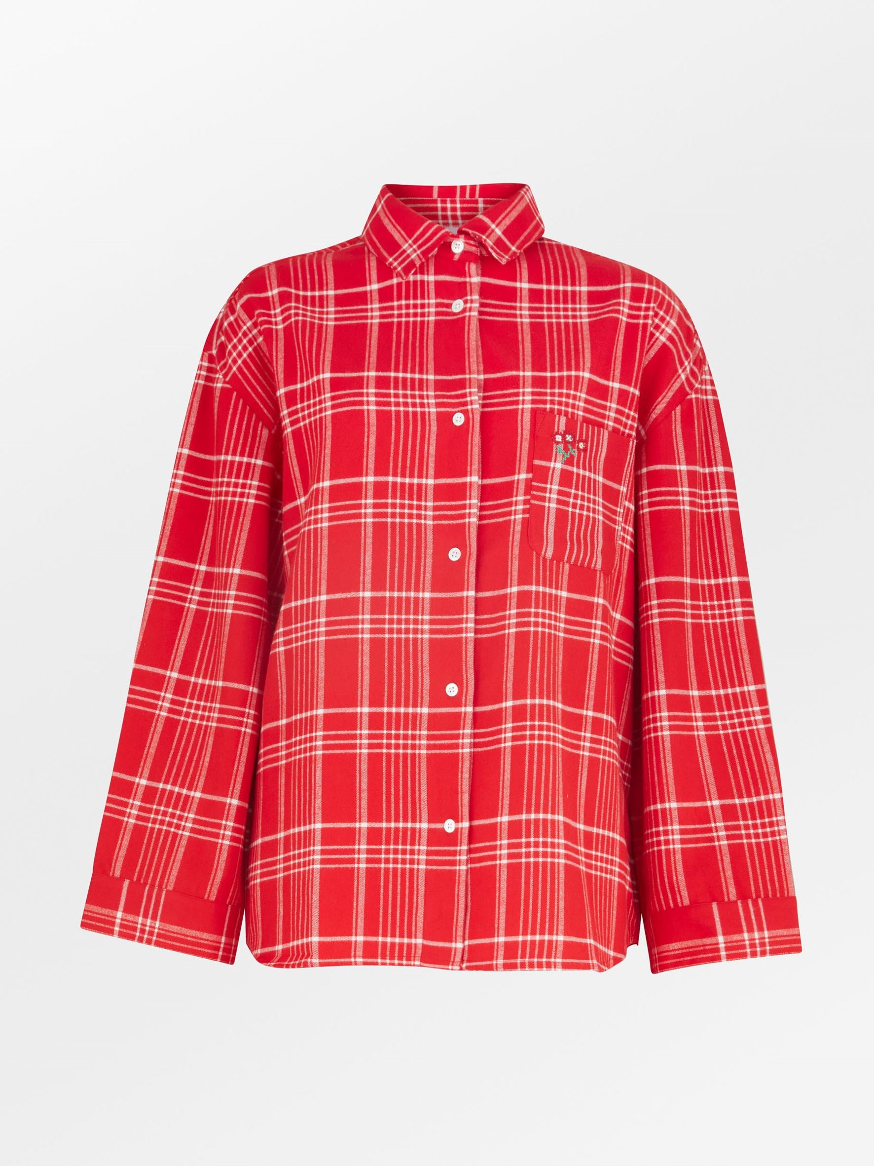 Flannel Grid Pyjamas Shirt Clothing Becksöndergaard.dk