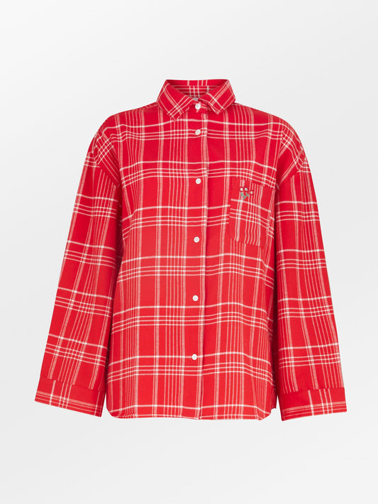 Flannel Grid Pyjamas Shirt Clothing Becksöndergaard.dk