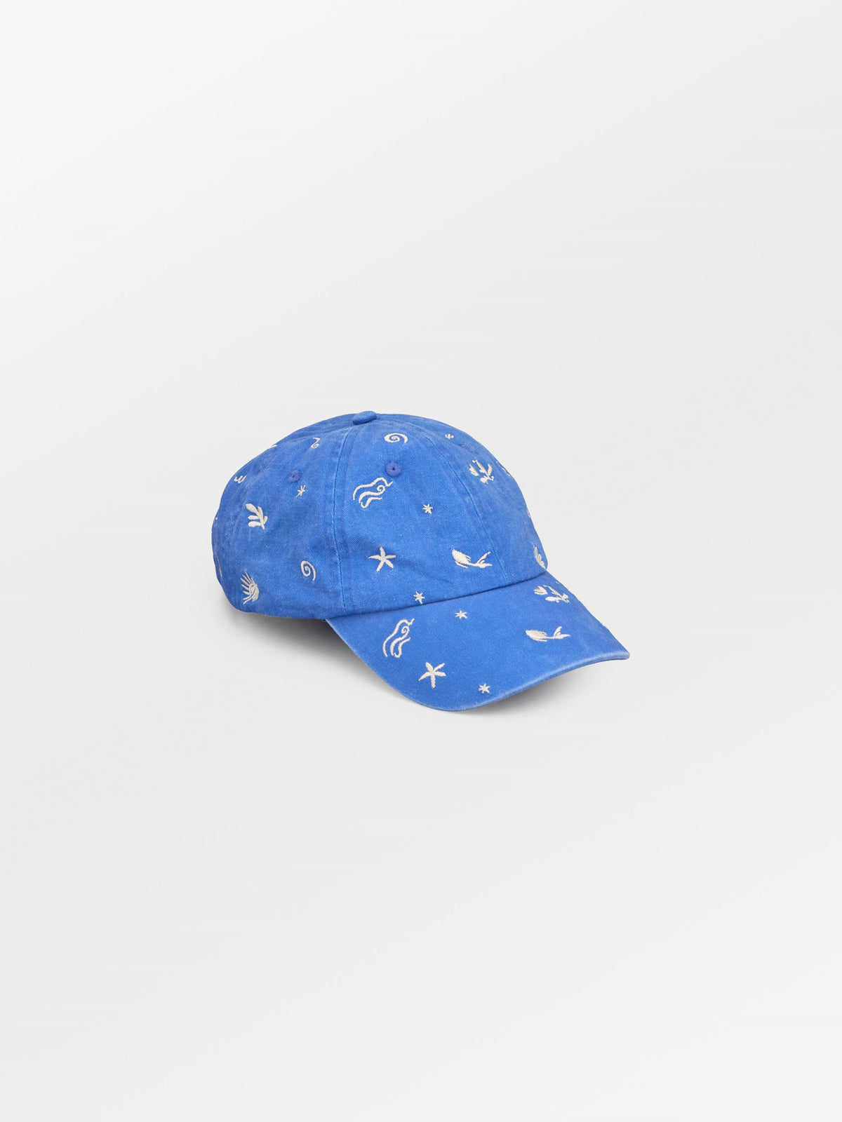 Becksöndergaard, Washed Canvas Emb Cap - Regatta Blue, onesize
