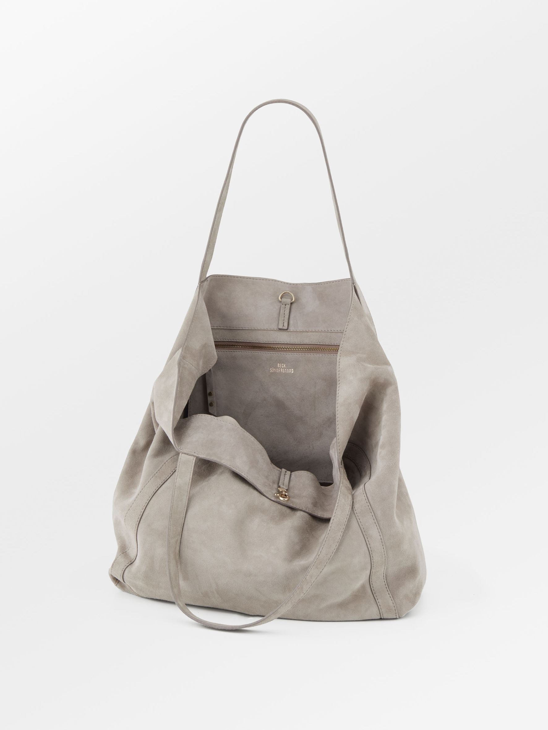 Becksöndergaard, Suede Eden Bag - Porpoise Gray, bags, bags, bags, sale, sale, bags, bags, bags