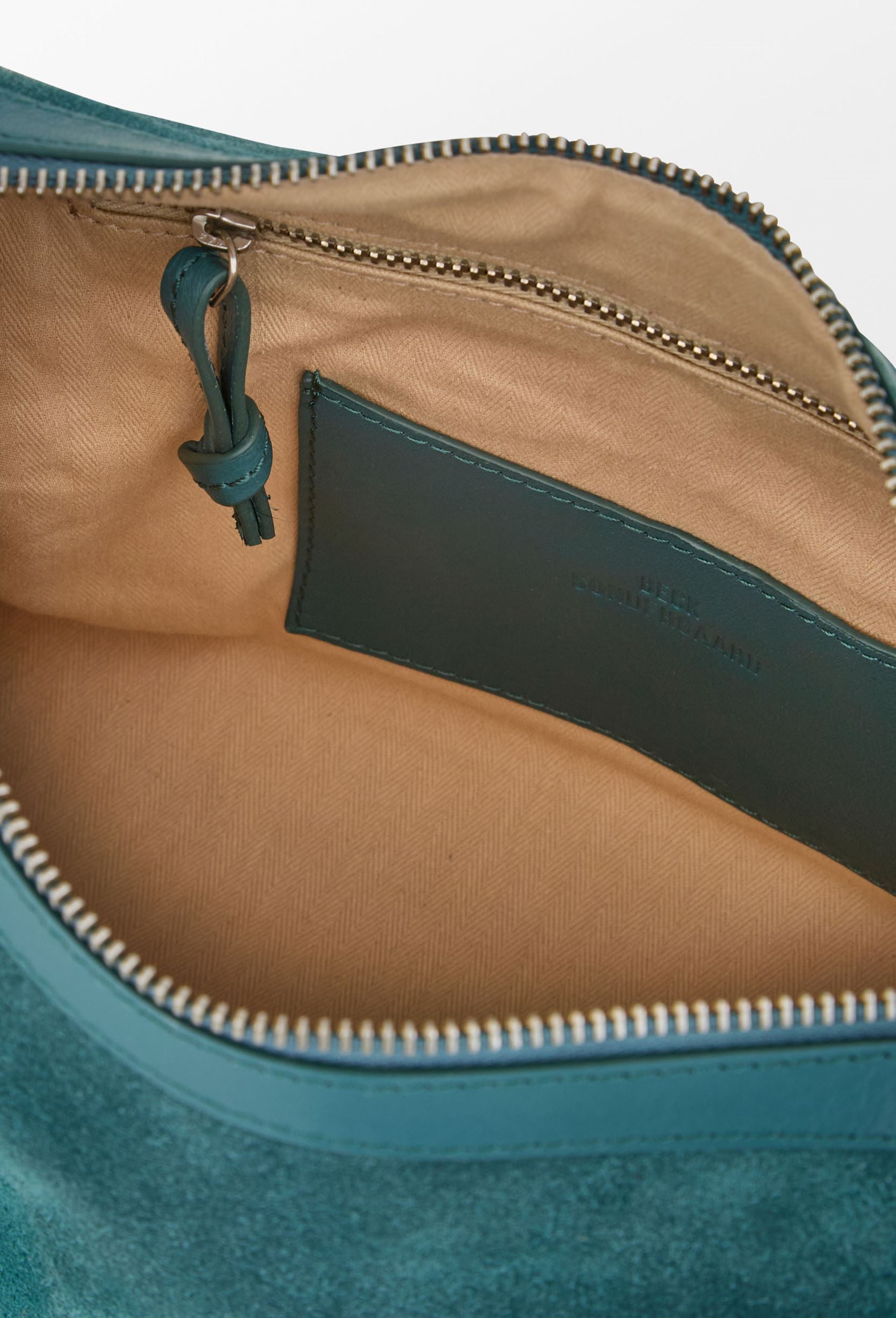 Becksöndergaard, Suede Ginni M Bag - Mediteal Green, bags, bags, bags, bags
