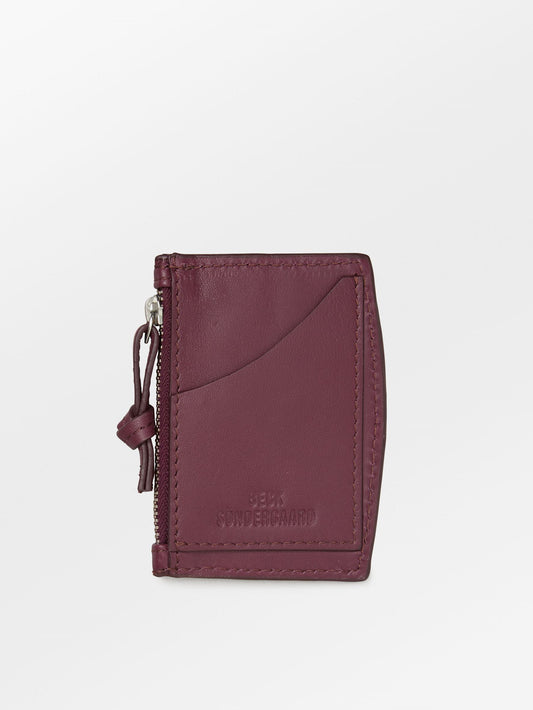 Nappa Zip Card Holder OneSize Becksöndergaard.dk