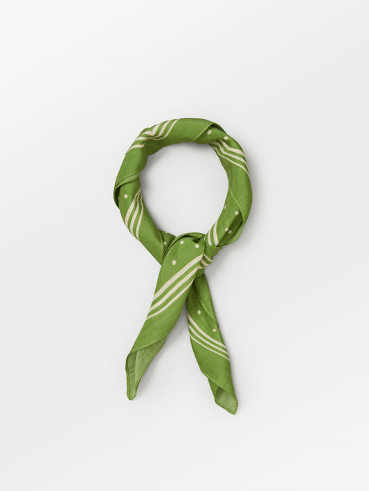 Becksöndergaard, Devi Cotta Scarf - Piquant Green, scarves, scarves