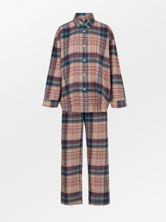 Flannel Pyjamas Set - Multi Color Clothing Becksöndergaard.dk   