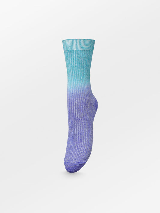 Becksöndergaard, Gradiant Glitter Sock - Royal Blue, socks, archive, sale, socks