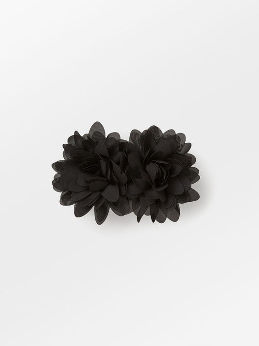 Becksöndergaard, Arabella Flower Hair Clip - Black, accessories, accessories