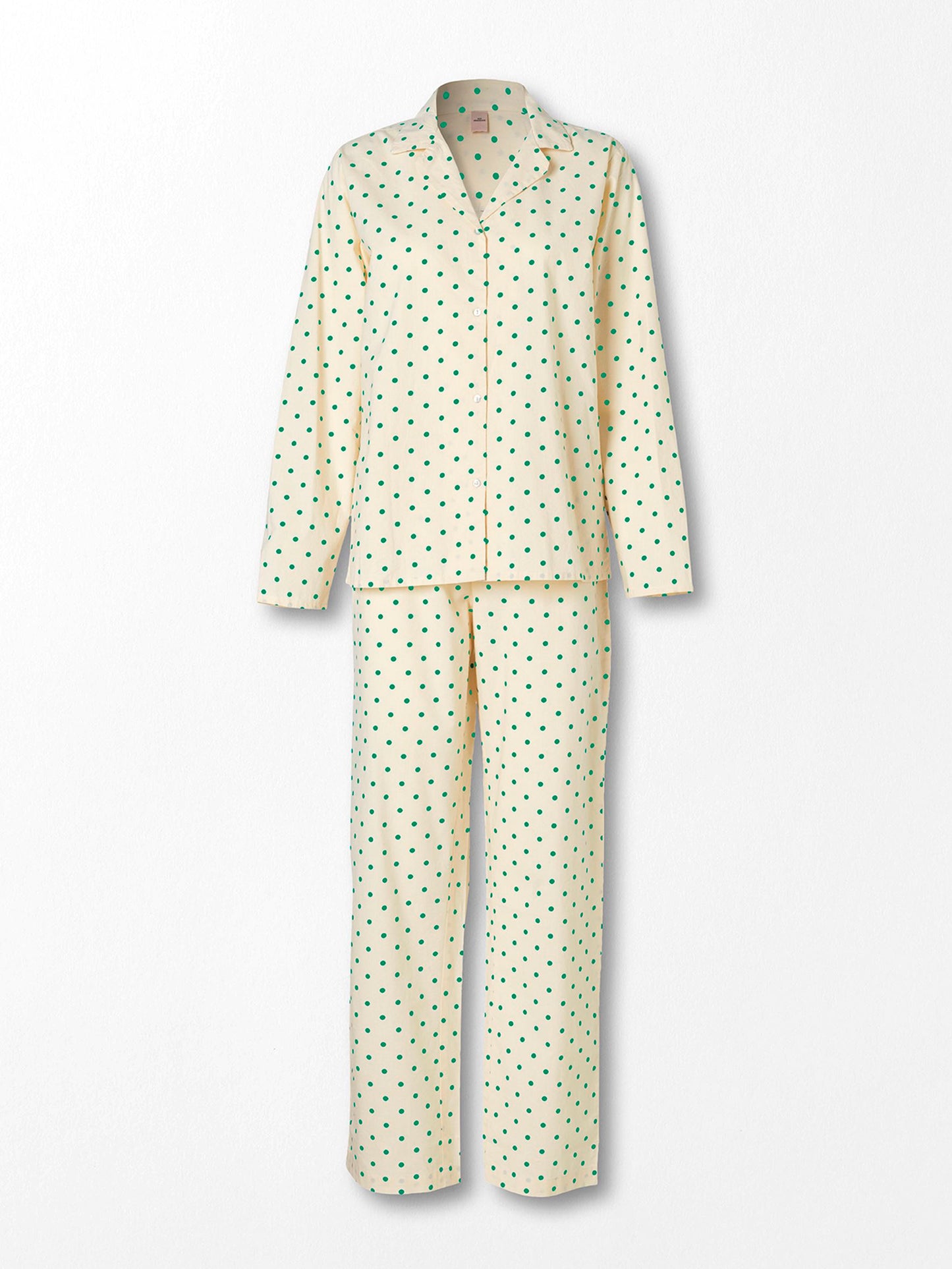 Dot Pyjamas Set - Green Clothing Becksöndergaard.dk   
