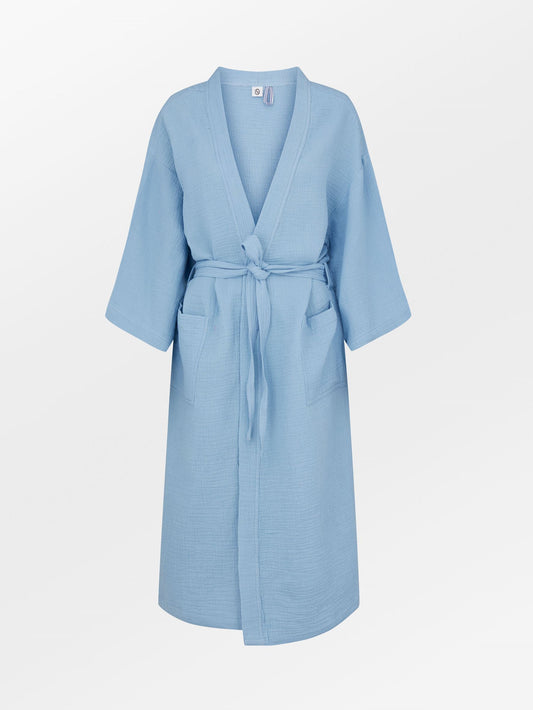 Becksöndergaard, Solid Gauze Luelle Kimono - Clear Blue Sky, homewear, homewear
