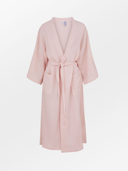 Becksöndergaard, Solid Gauze Luelle Kimono - Peach Whip Pink, homewear, homewear