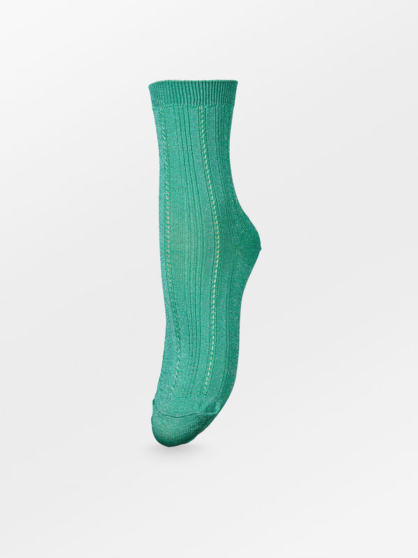 Glitter Drake Sock - Irish Green Socks Becksöndergaard.dk   