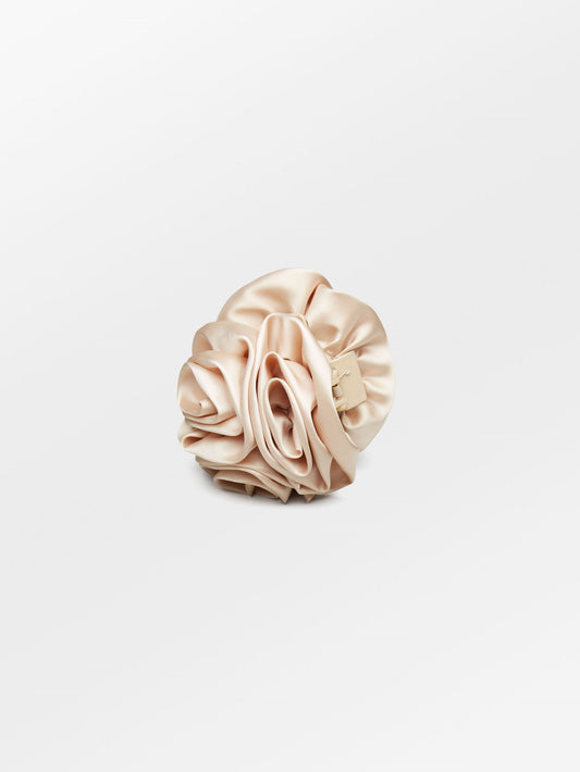 Becksöndergaard, Rosia Flower Hair Claw - Birch White, accessories, accessories