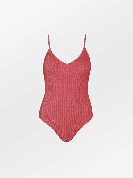 Becksöndergaard, Lyx Bea Swimsuit - Mineral Red, swimwear, swimwear