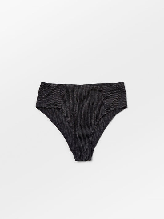 Becksöndergaard, Lyx High Waist Bikini Briefs - Black, archive, archive, swimwear, sale, sale, swimwear