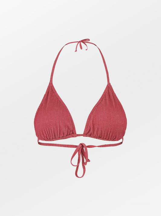 Becksöndergaard, Lyx Bel Bikini Top - Mineral Red, swimwear, sale, sale, swimwear